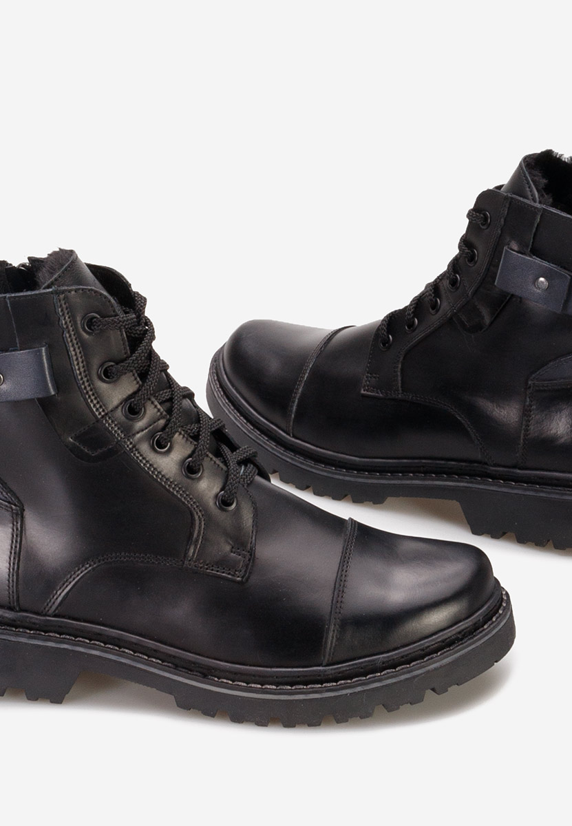 Kožne Gležnjače za muške Artik crno