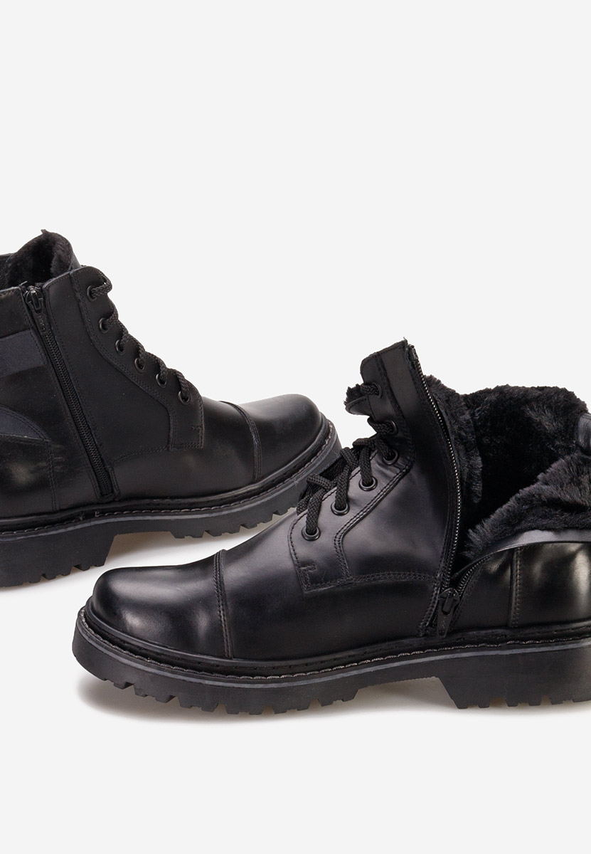 Kožne Gležnjače za muške Artik crno