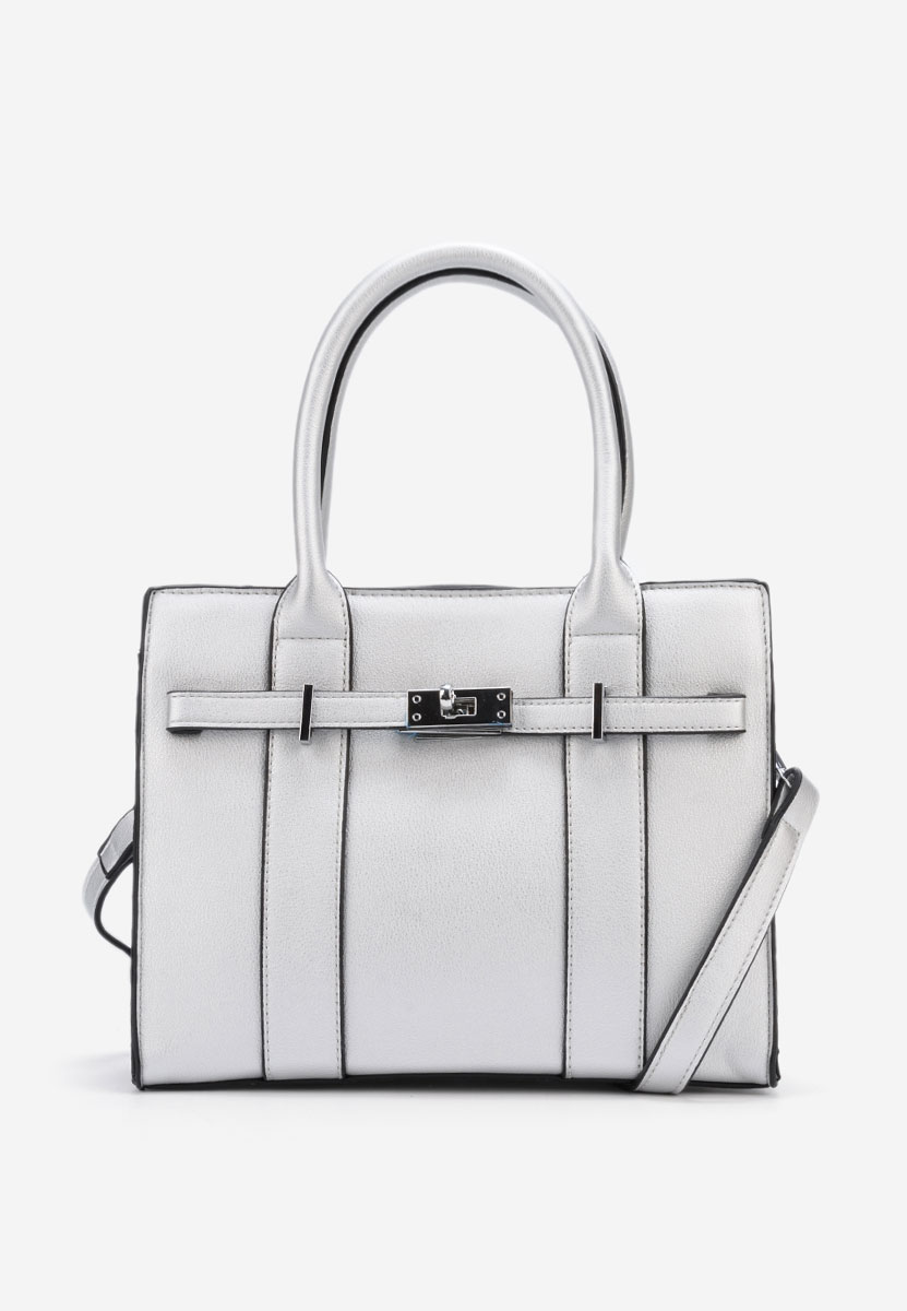 Ručna torba Yvesa srebrno