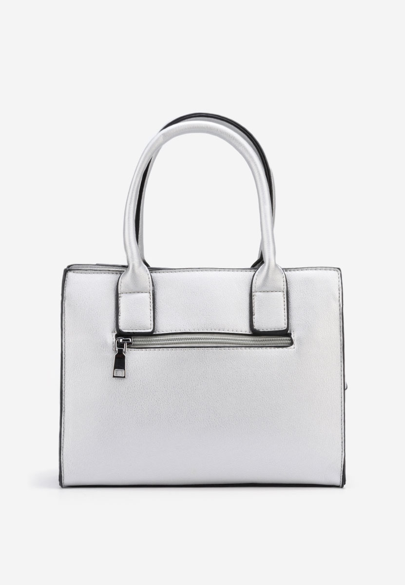 Ručna torba Yvesa srebrno