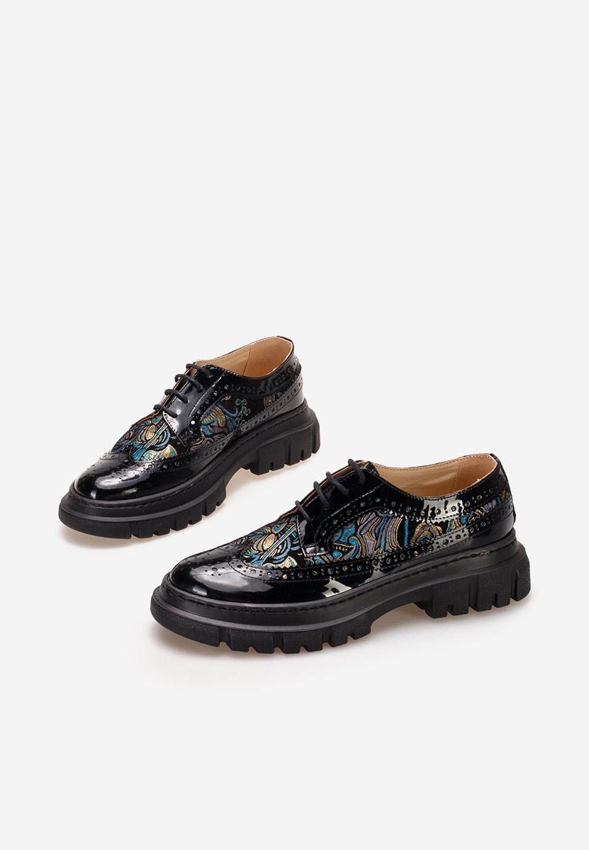 Cipele kozne casual Henise V6 crno