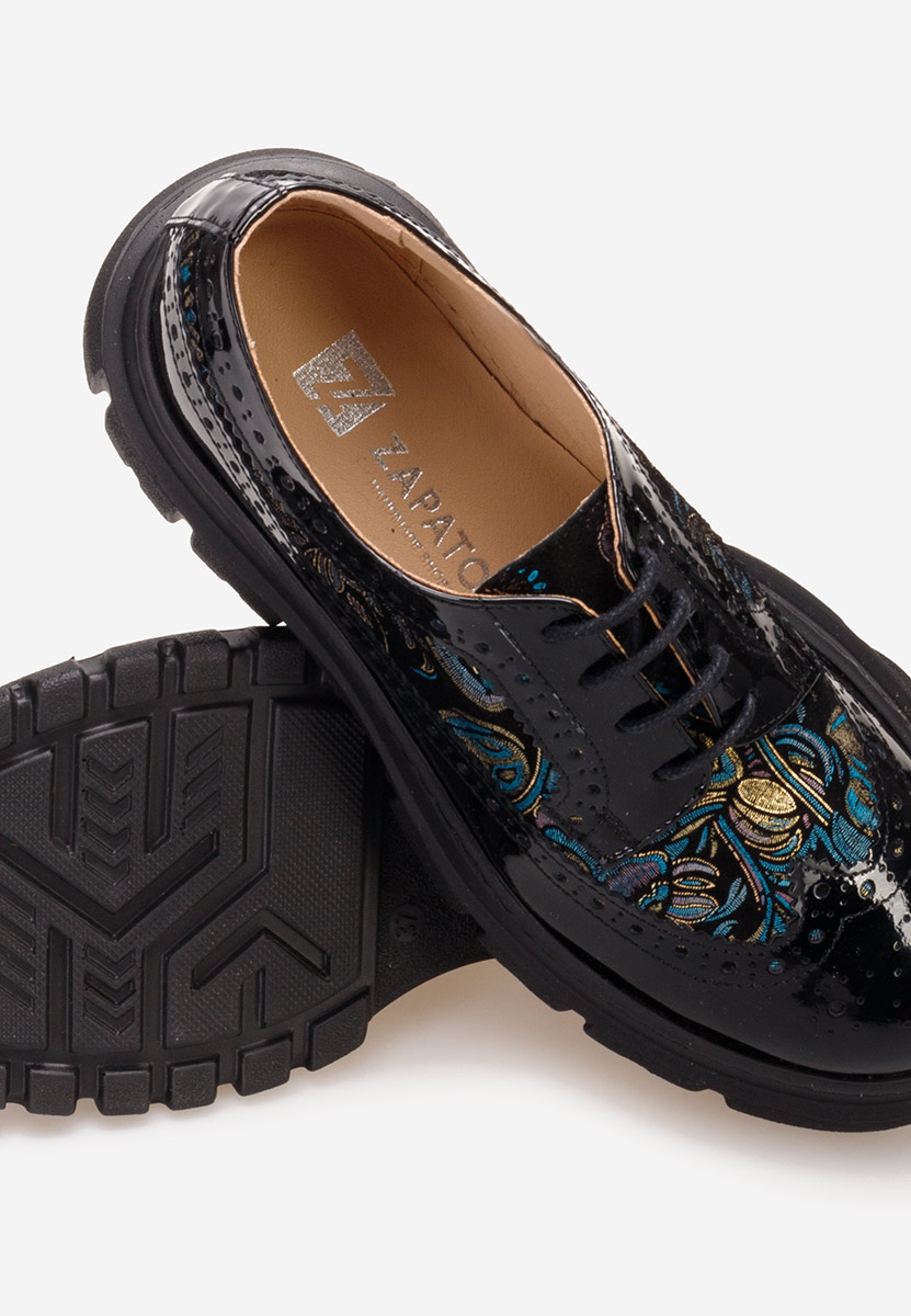 Cipele kozne casual Henise V6 crno