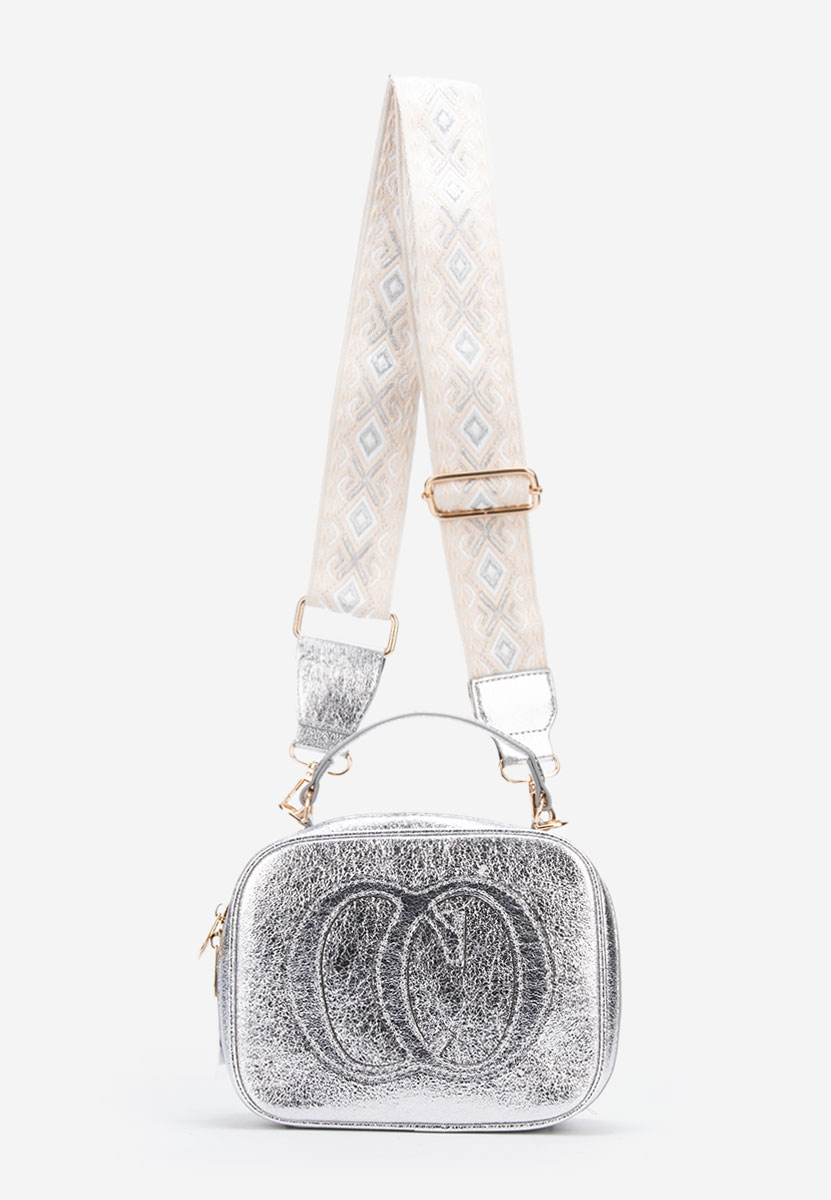 Torba Crossbody Julisa srebrno
