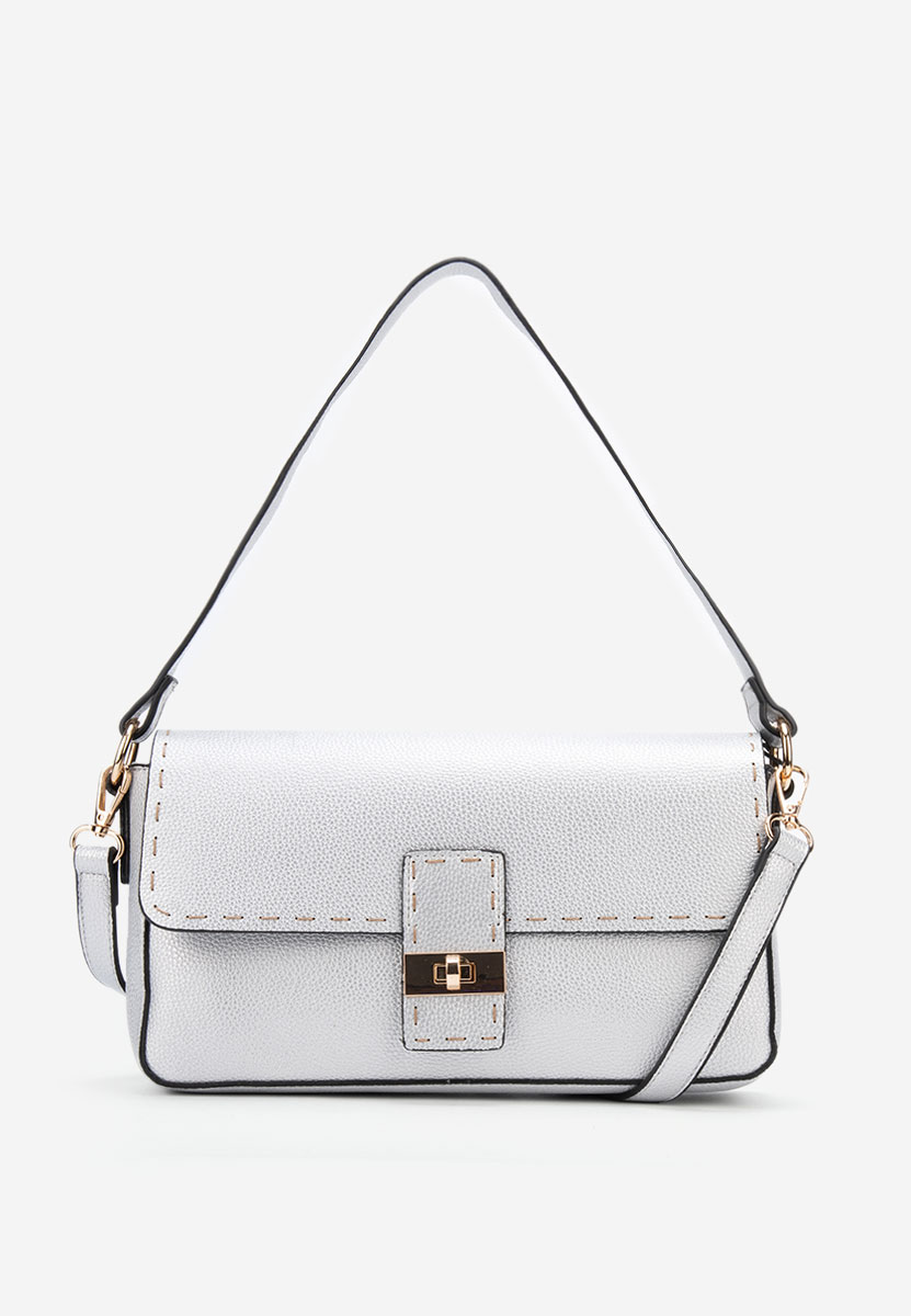 Ručna torba Emilea srebrno