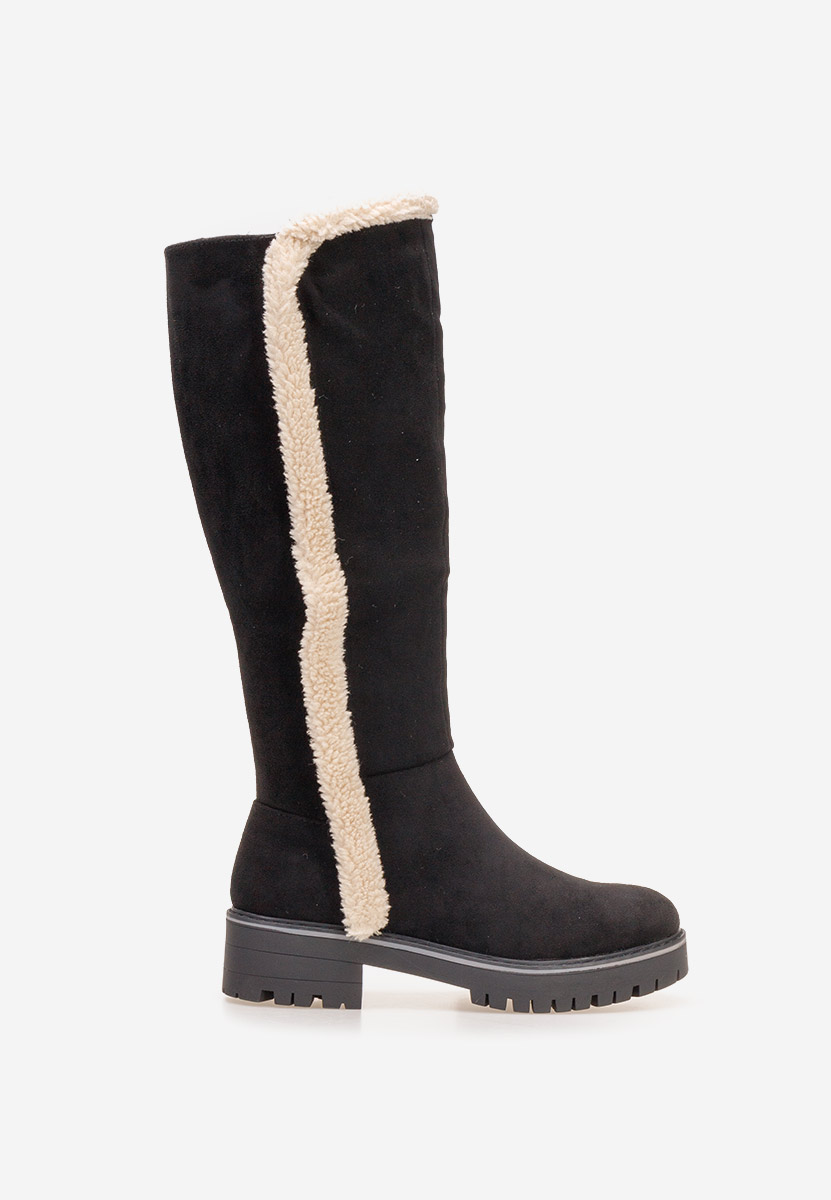 Ravne čizme Tiziana crno