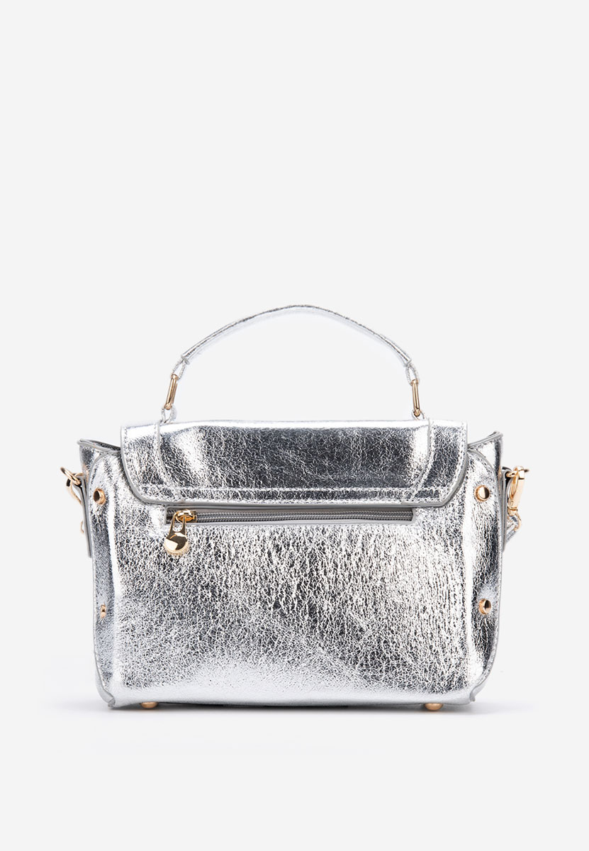 Ručna torba Aneka srebrno