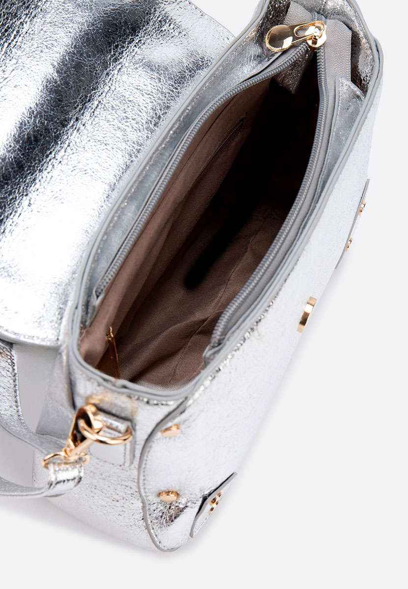 Ručna torba Aneka srebrno