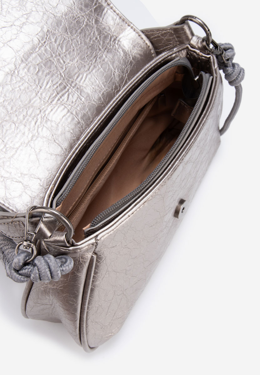 Ručna torba Tinsia srebrno