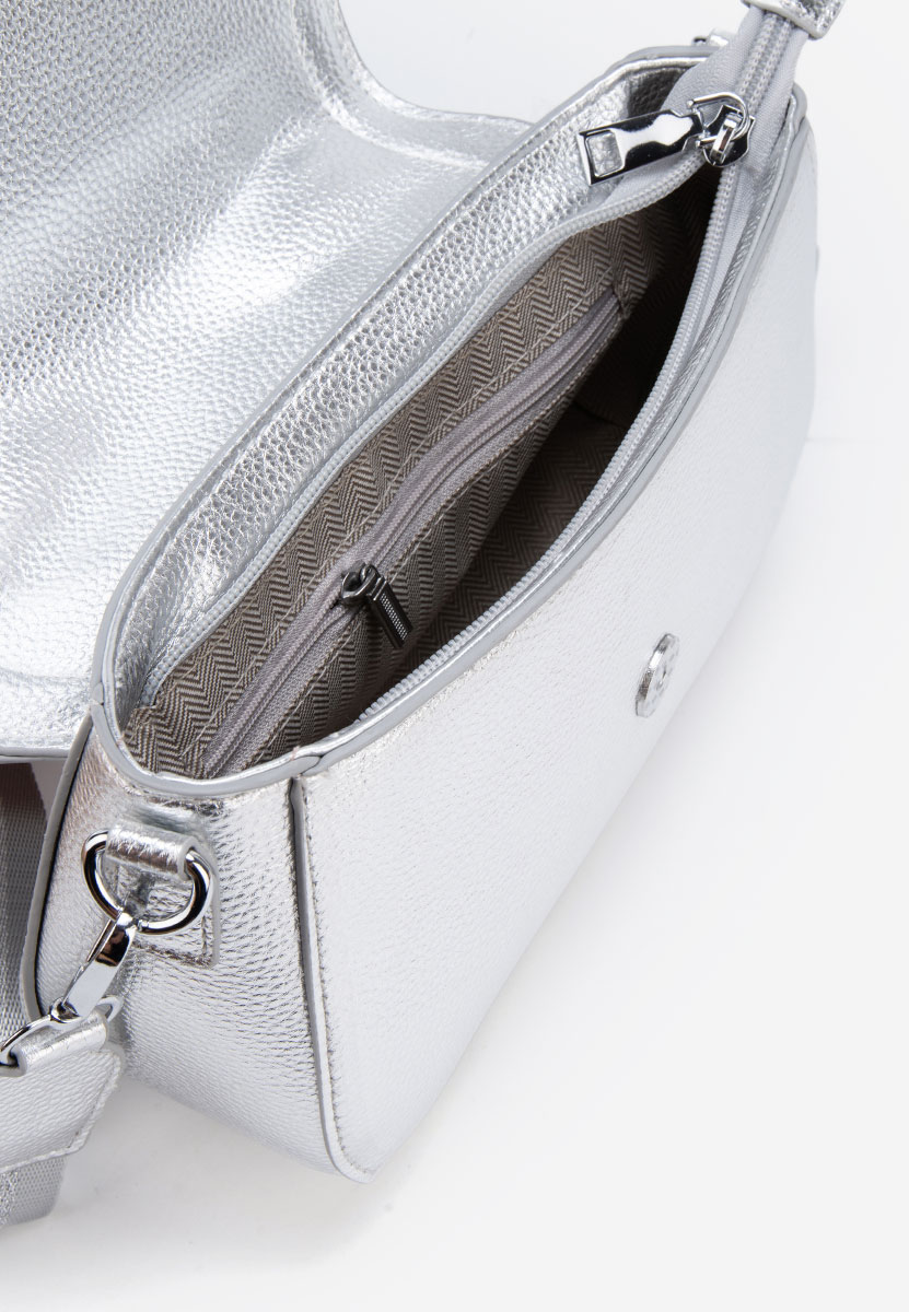 Torba za rame Julima srebrno