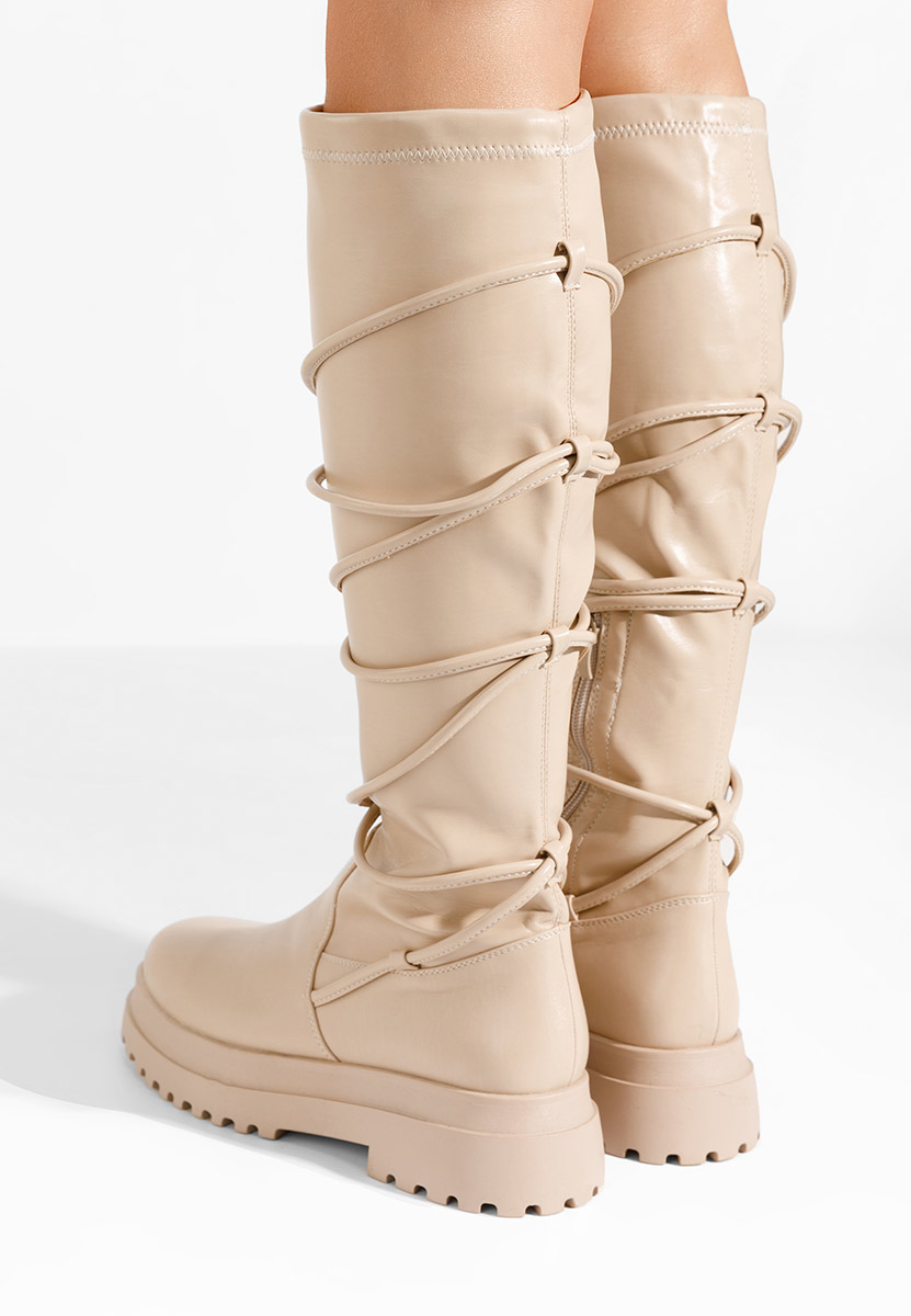 Duge čizme Cazorla bež