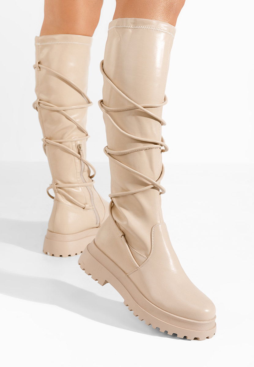 Duge čizme Cazorla bež