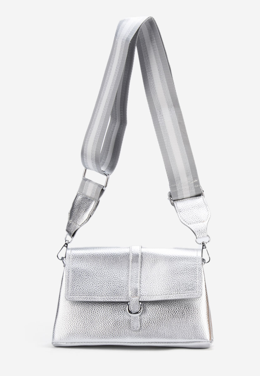 Torba za rame Softly srebrno