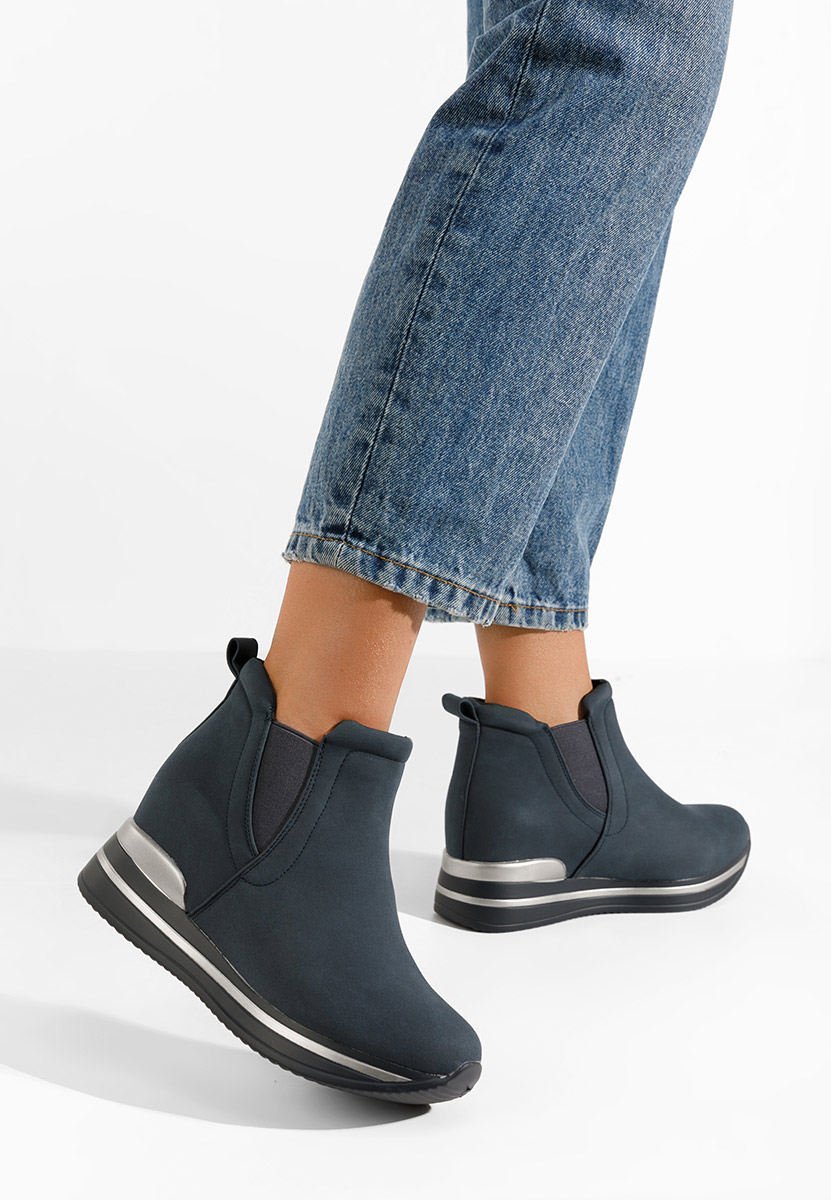 Sneakers s platformom Sanera V2 plavo navy
