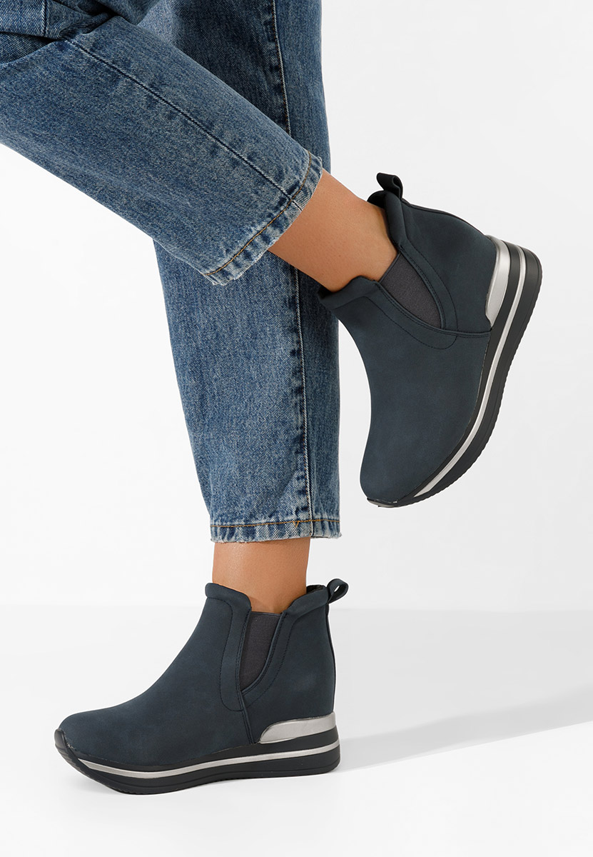 Sneakers s platformom Sanera V2 plavo navy
