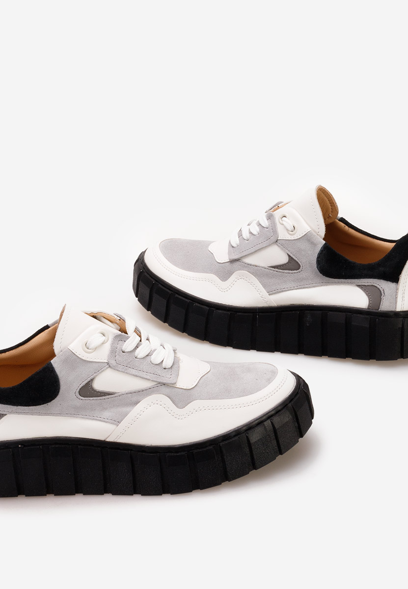 Ženske Kožne tenisice Caera bijele