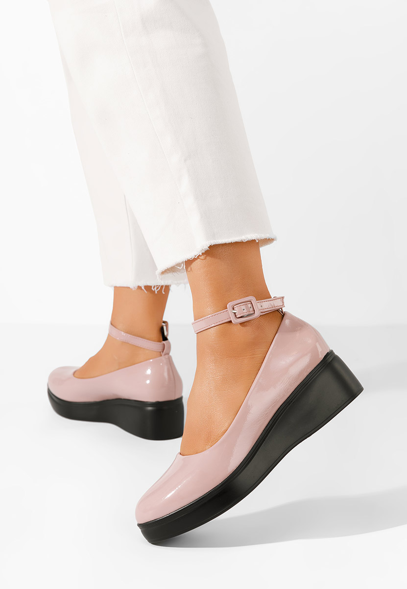 Cipele s platformom Evelyne V2 Ružičasto