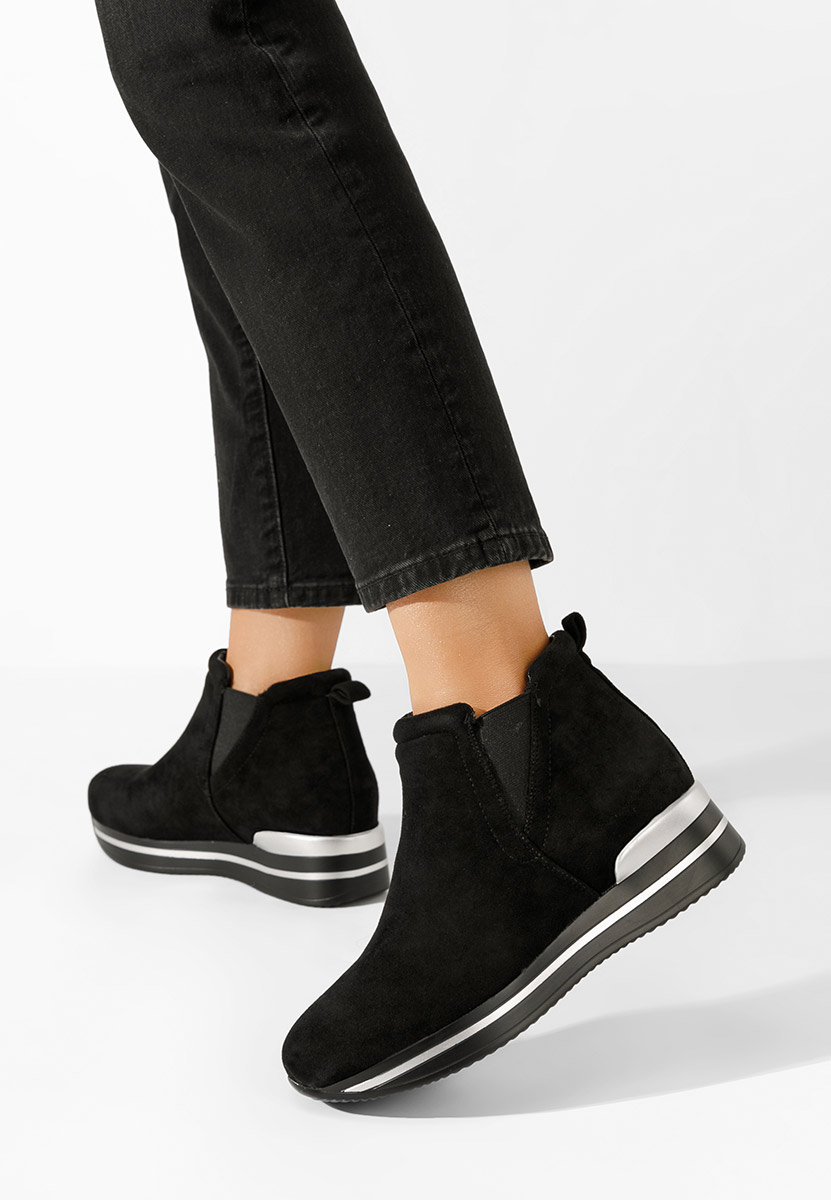 Sneakers s platformom crno Sanera