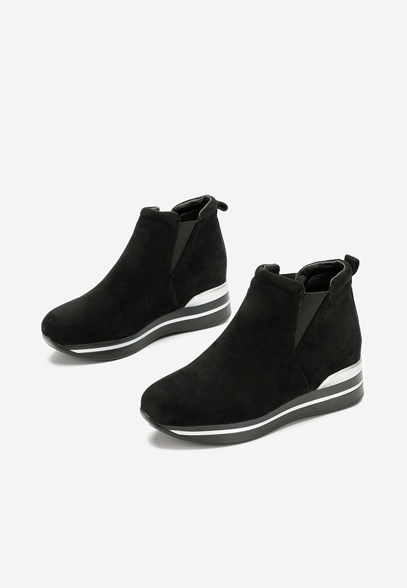 Sneakers s platformom crno Sanera