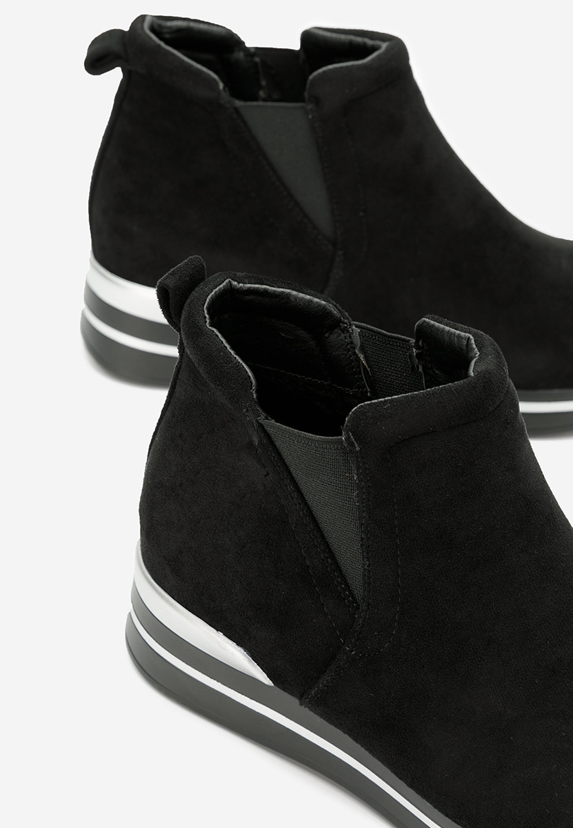 Sneakers s platformom crno Sanera