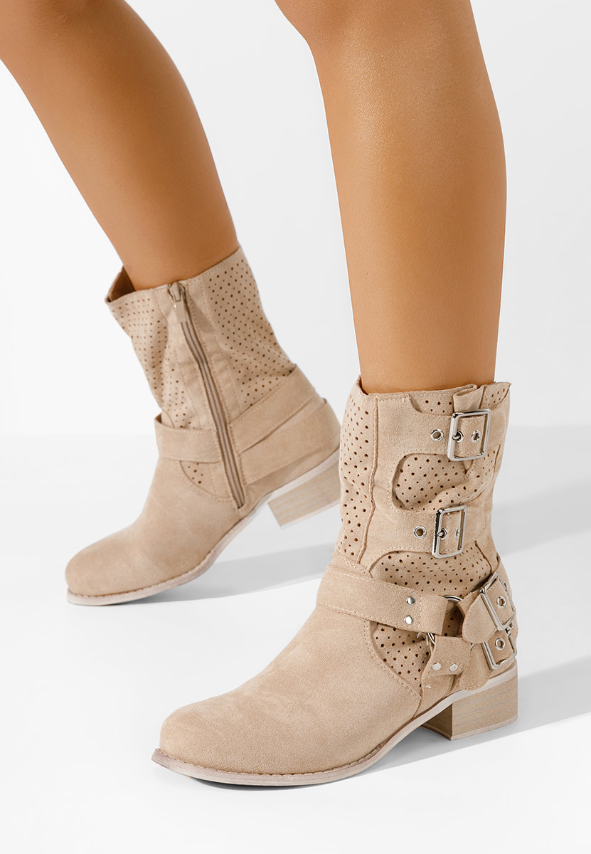 Ženske gležnjače Daiela bež