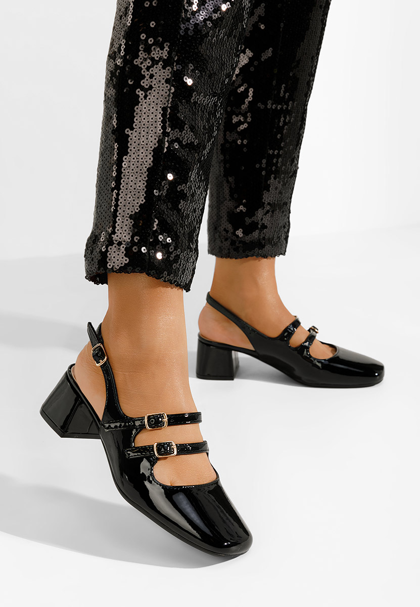 Salonke s remenčićem Sivida V2 crno