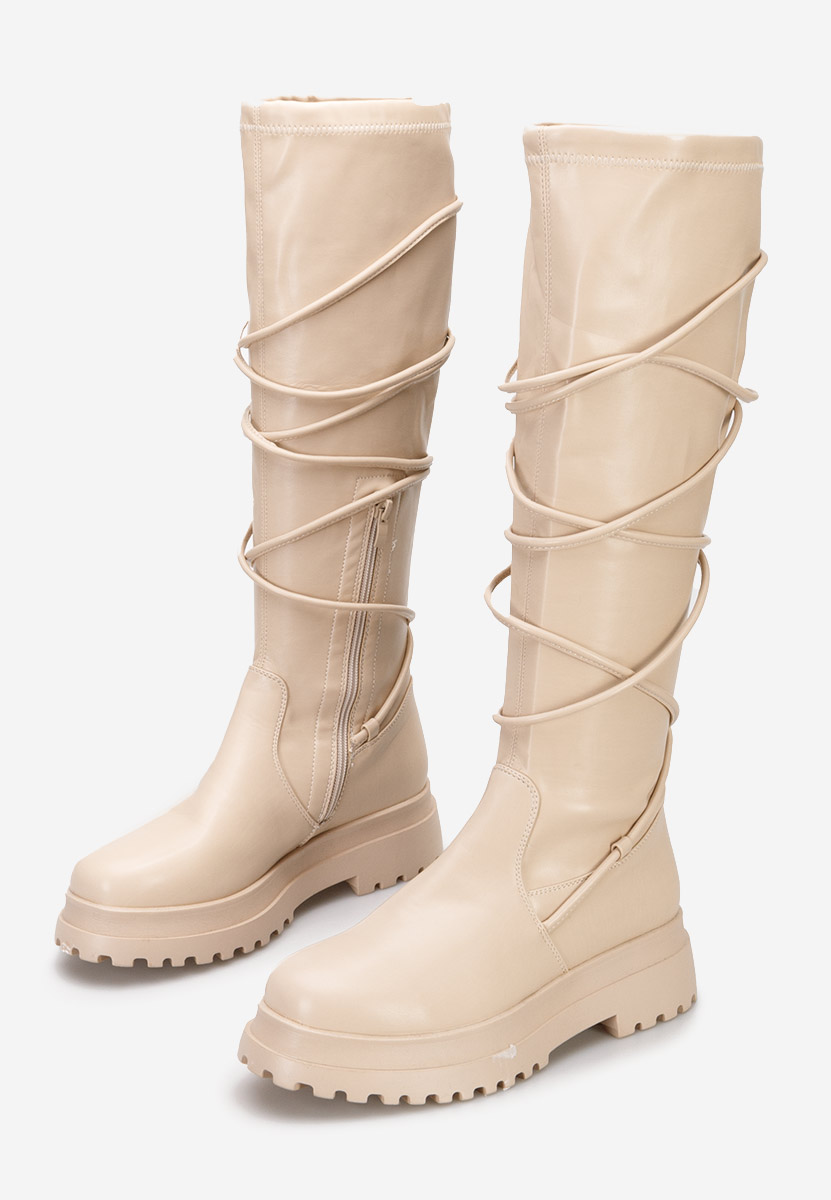 Duge čizme Cazorla bež