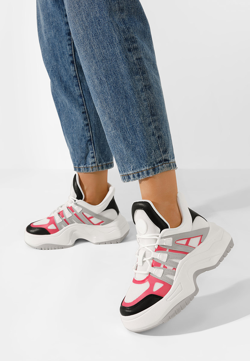 Tenisice sa platformom Alessia F bijele