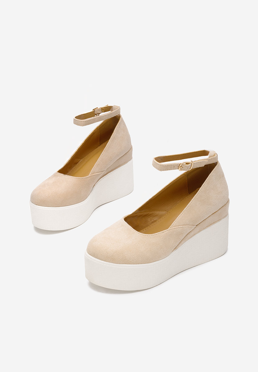 Cipele s platformom Leanora bež