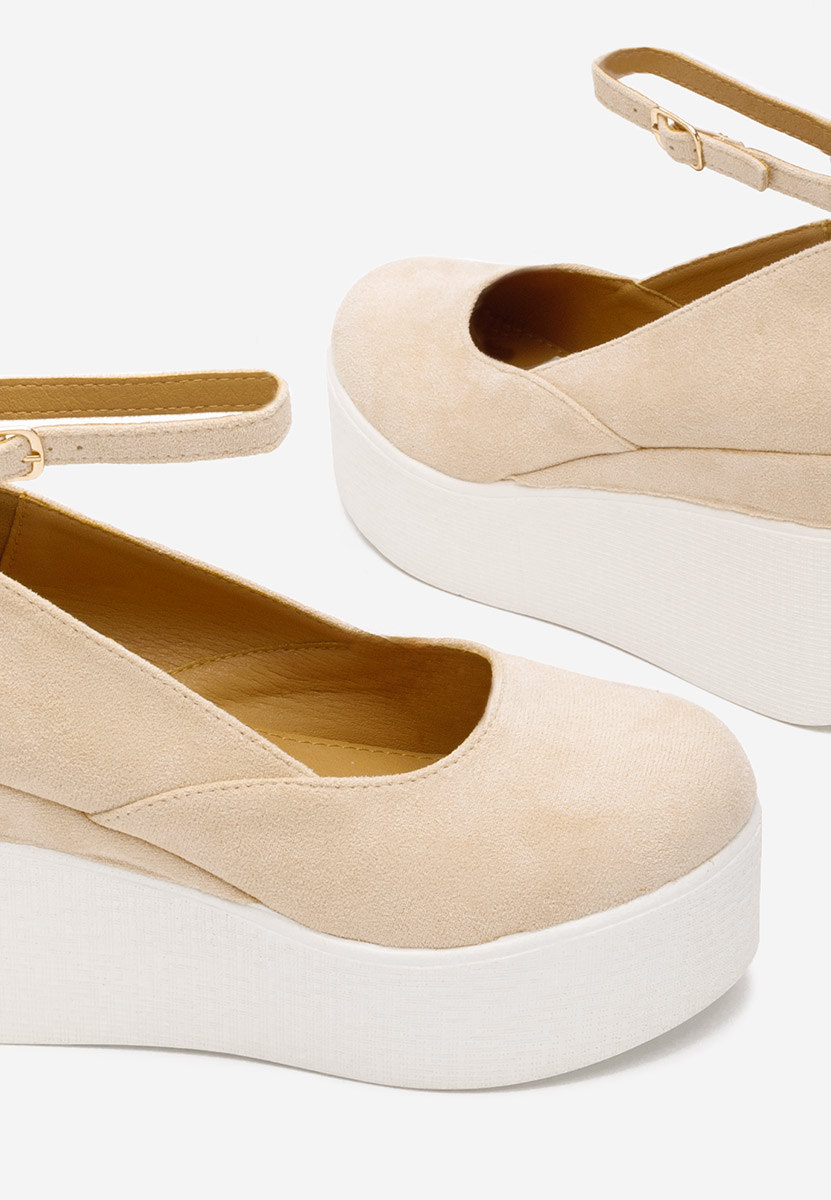 Cipele s platformom Leanora bež