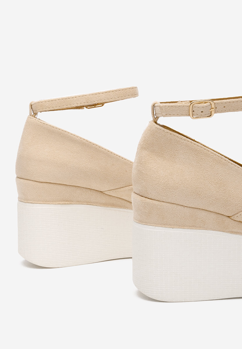 Cipele s platformom Leanora bež