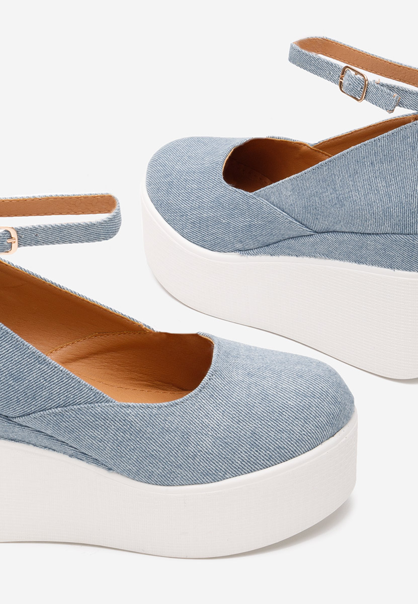 Cipele s platformom Leanora plavi