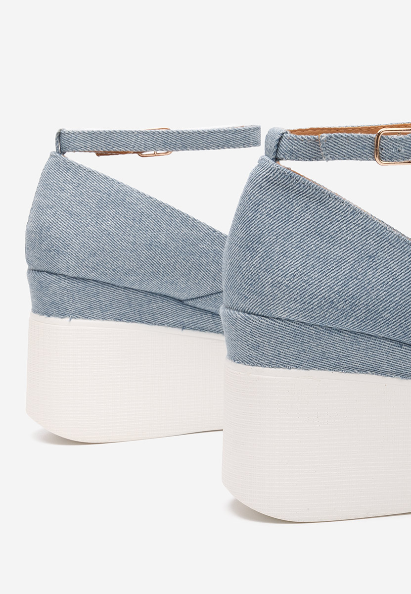 Cipele s platformom Leanora plavi