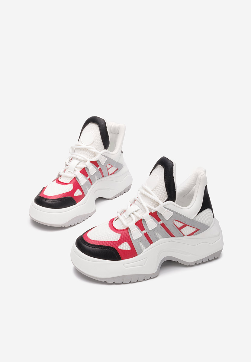 Tenisice sa platformom Alessia F bijele