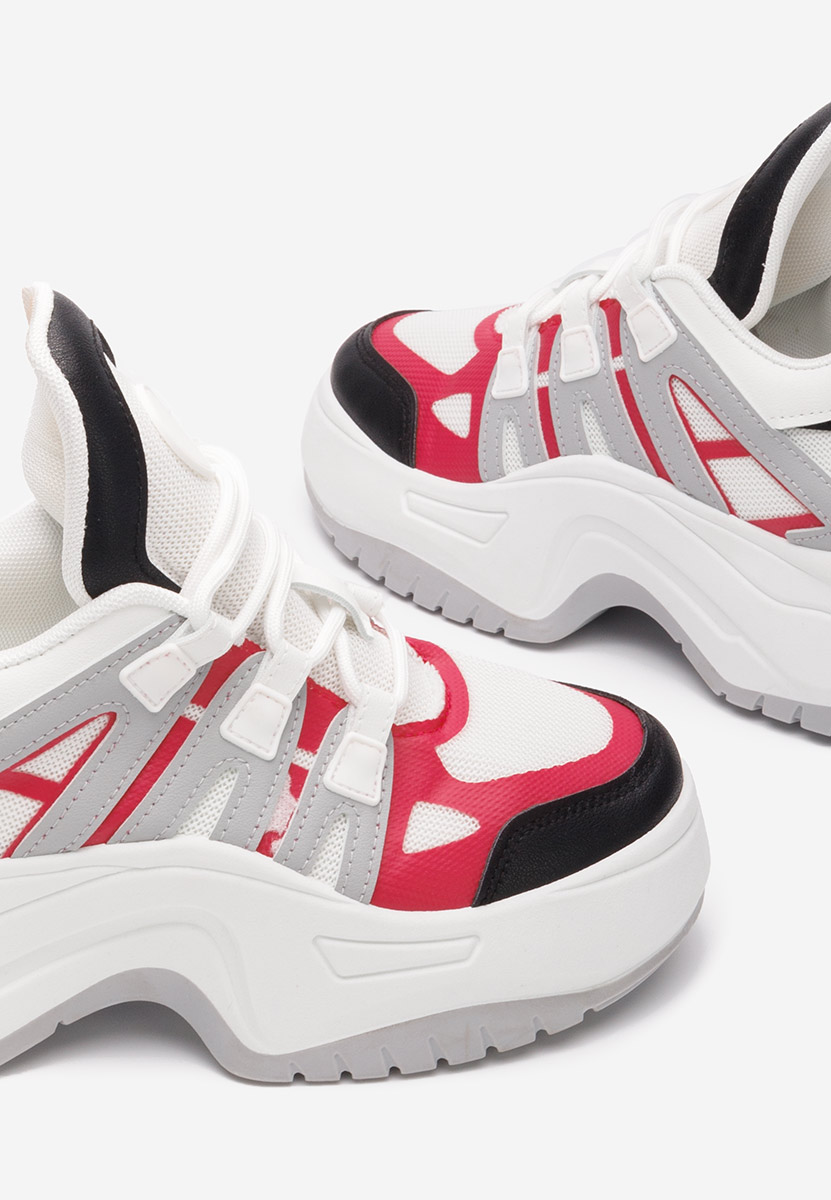 Tenisice sa platformom Alessia F bijele