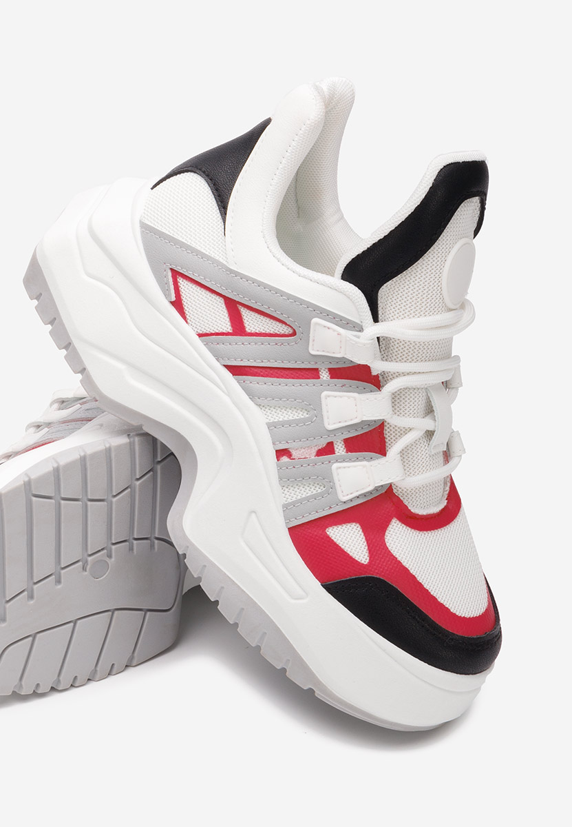 Tenisice sa platformom Alessia F bijele