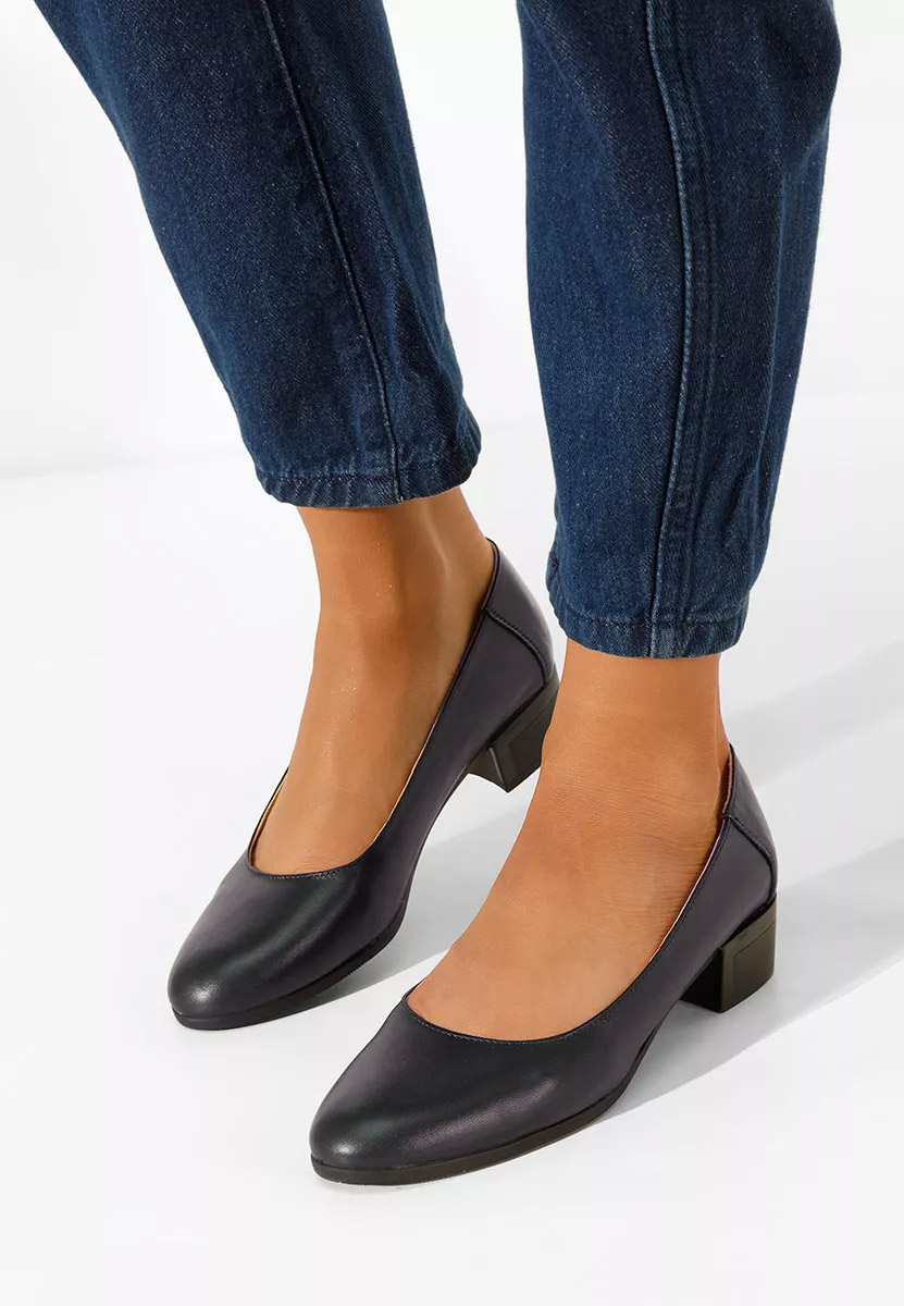 Kožne cipele Montremy plavo navy Kožne cipele Montremy plavo navy