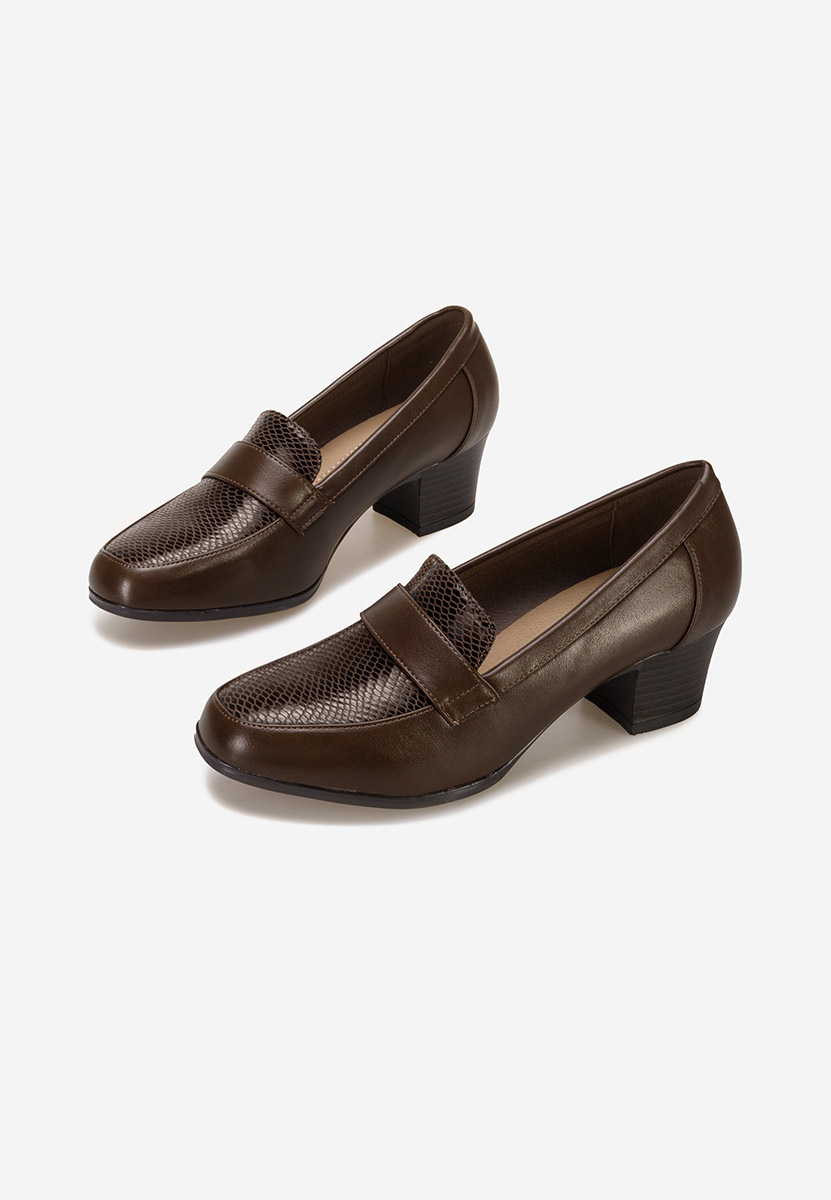 Loafers cipele Elidera kaki