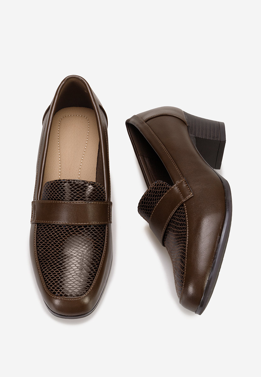 Loafers cipele Elidera kaki