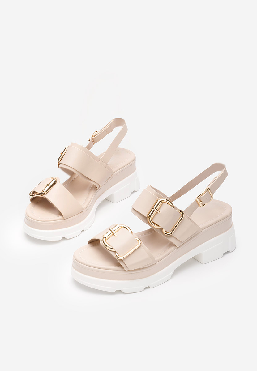 Sandale s platformom Raphaela bež