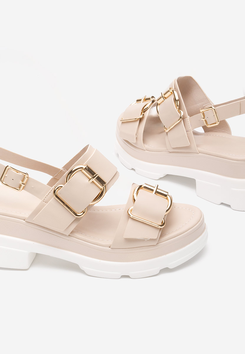 Sandale s platformom Raphaela bež