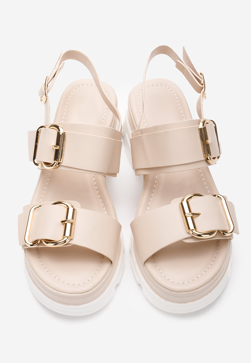 Sandale s platformom Raphaela bež