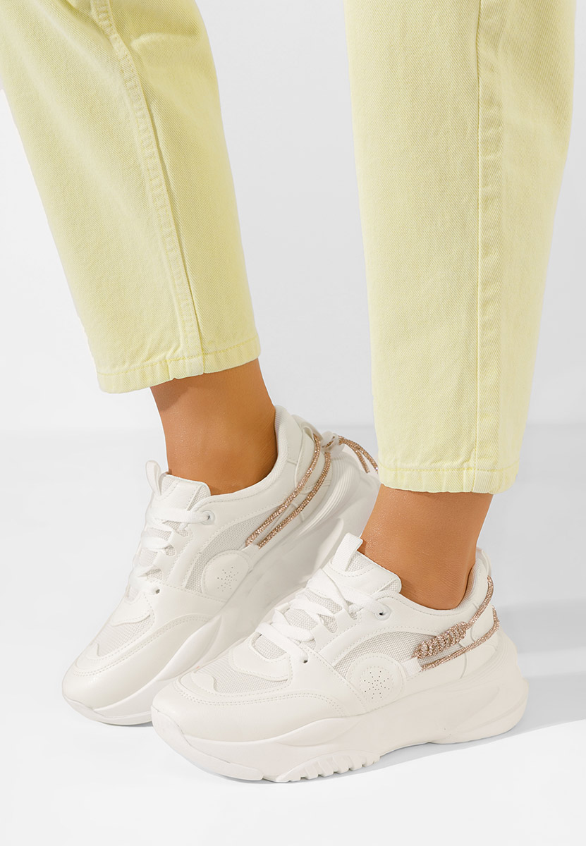 Ženske sneakers Anouki bijele