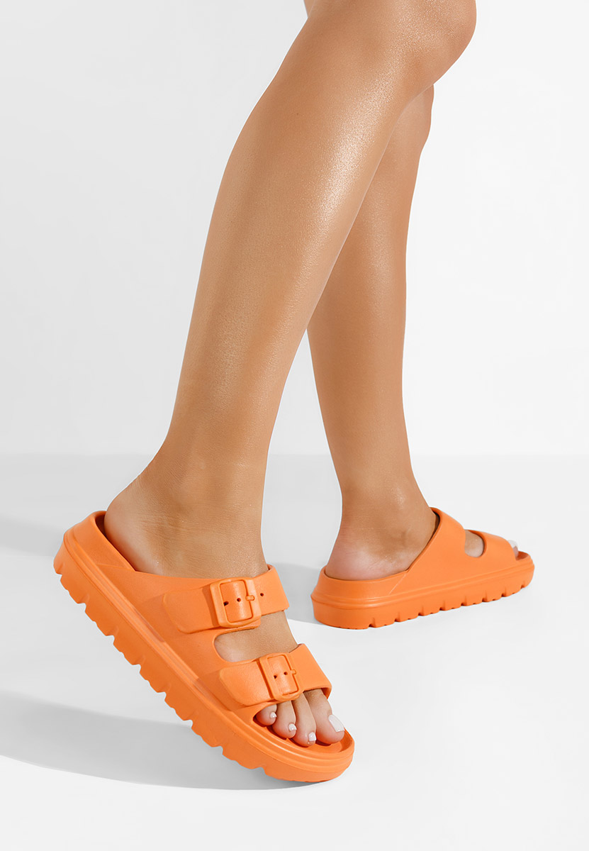 Papuče za ženske Madeleina narančasta