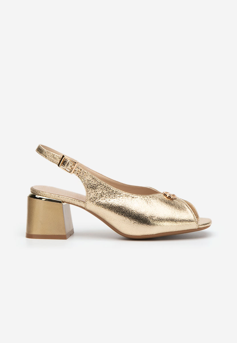 Sandale s petu Amary V3 zlatno