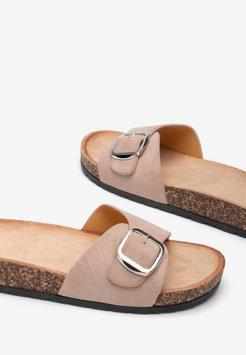Papuče za ženske Andrina kaki
