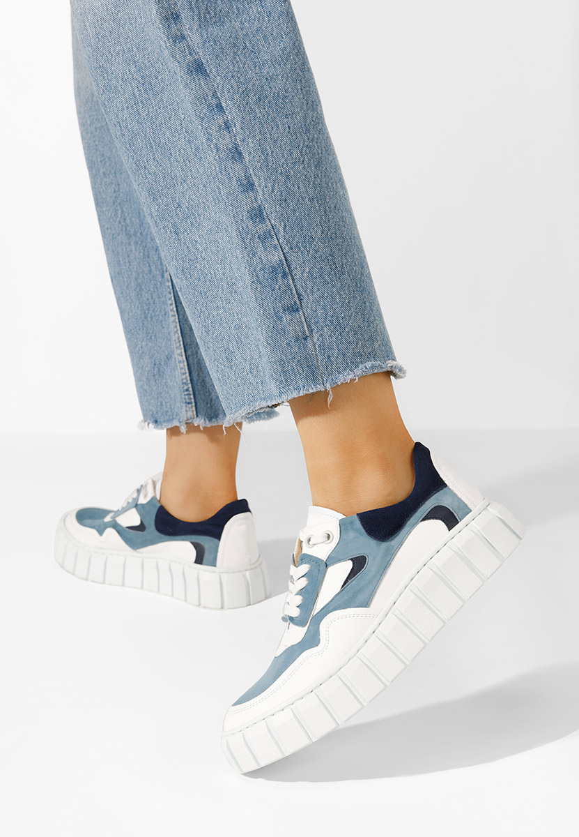 Ženske Kožne tenisice Caera svijetlo plavi