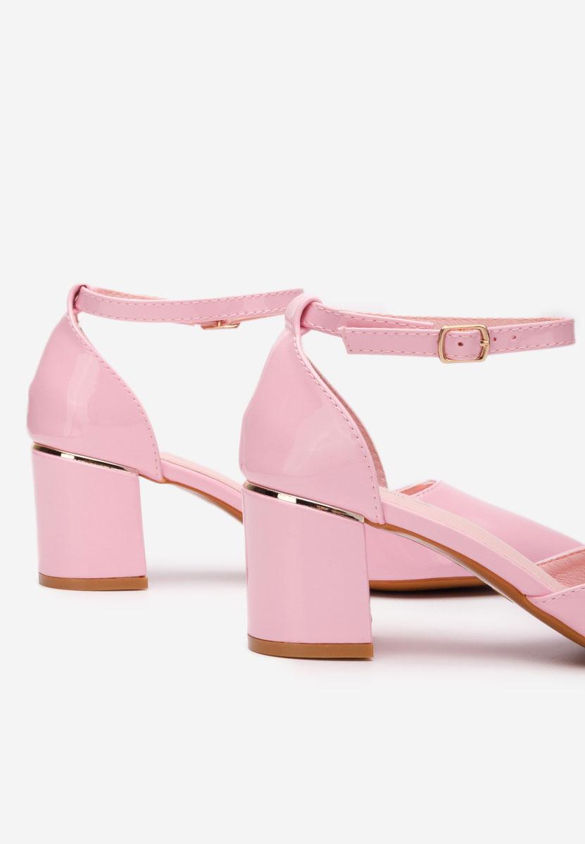 Salonke na blok petu Charmella V3 ružičasto