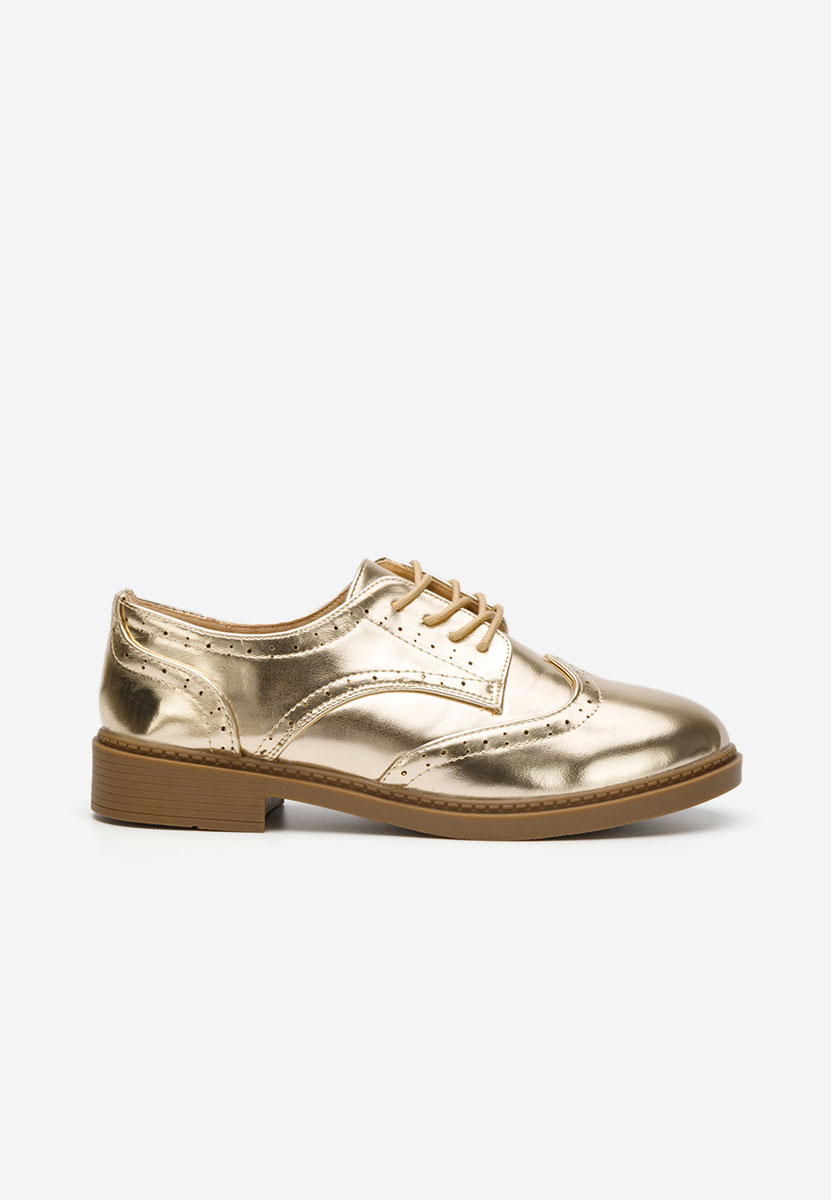 Ženske cipele oksfordice Cametia zlatno