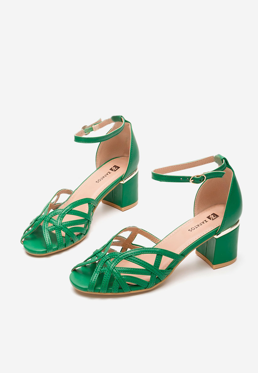 Sandale s petu Luigina zeleno