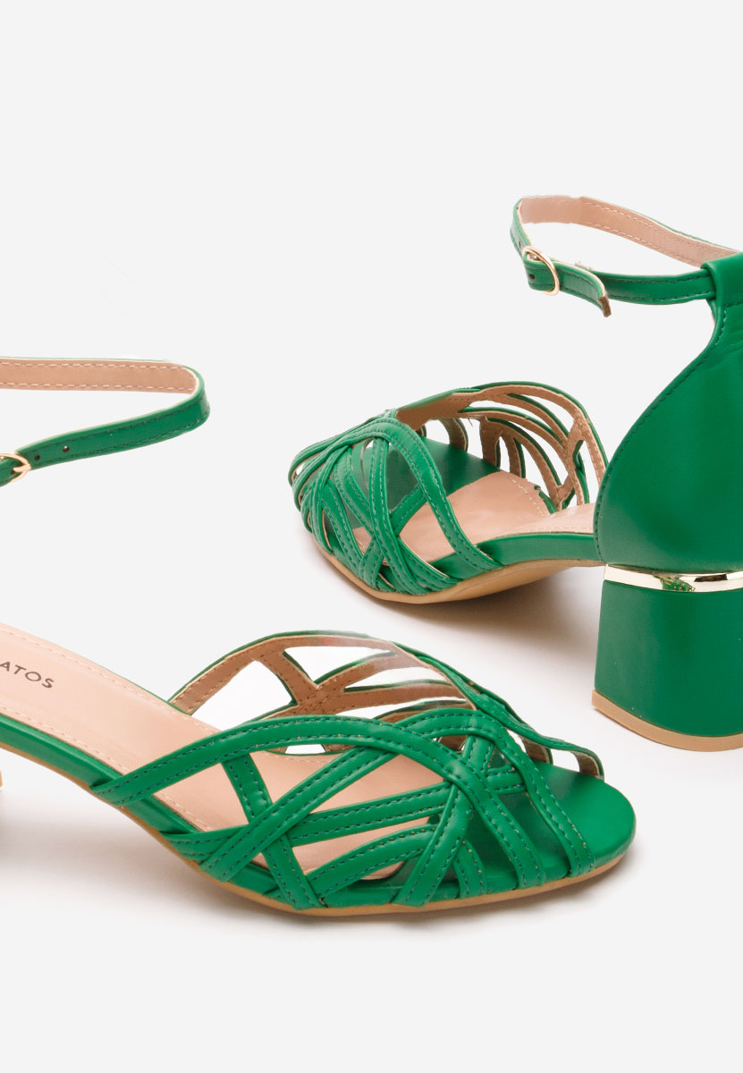 Sandale s petu Luigina zeleno